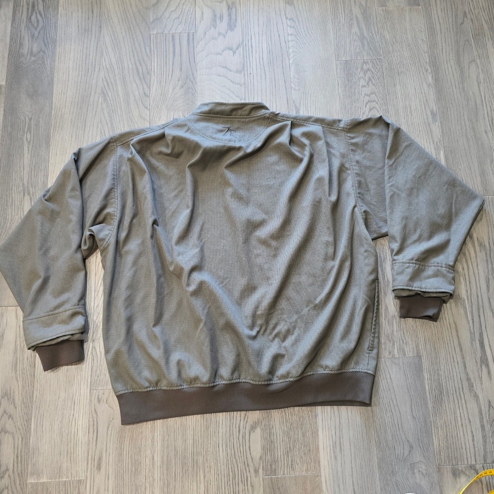Zero Restriction Quarter Snap Pullover Brown Houn… - image 7